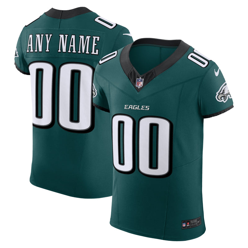 Philadelphia Eagles Nike Midnight Green Team Vapor F.U.S.E. Elite Custom Jersey
