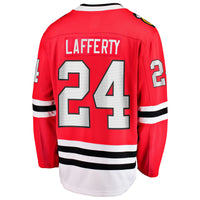 Chicago Blackhawks Sam Lafferty Fanatics Red Home Breakaway Jersey