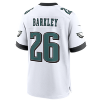 Philadelphia Eagles Saquon Barkley Nike White Game Jersey