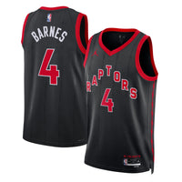 Toronto Raptors Jordan Statement Edition Swingman Jersey - Black - Scottie Barnes