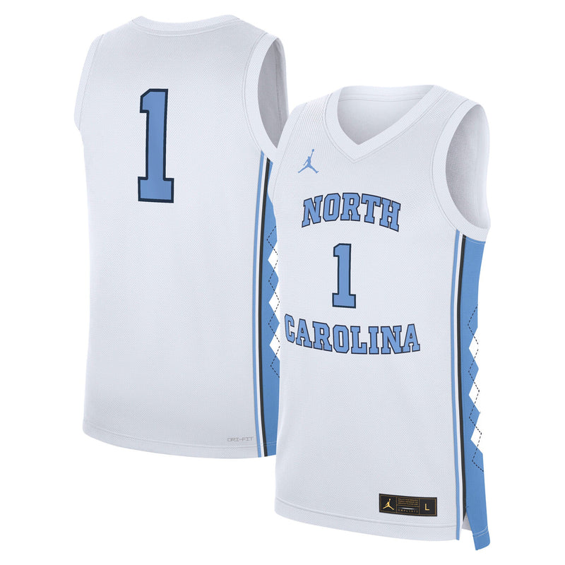 Jordan Brand White North Carolina Tar Heels Home Replica Basketball Jersey