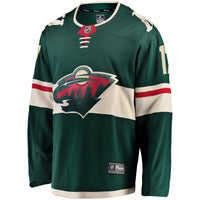 Minnesota Wild Marcus Foligno Fanatics Green Breakaway Jersey