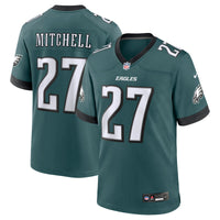Philadelphia Eagles Quinyon Mitchell Nike Midnight Green Player Game Jersey
