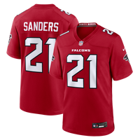 Atlanta Falcons Deion Sanders Nike Red Retired Player Game Jersey