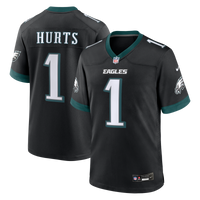 Philadelphia Eagles Jalen Hurts Nike Black Alternate Game Jersey