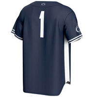 GameDay Greats #1 Navy Penn State Nittany Lions Lightweight Baseball Fashion Jersey