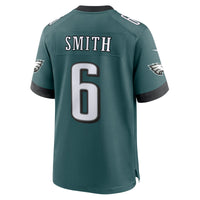 Philadelphia Eagles DeVonta Smith Nike Midnight Green Team Game Jersey