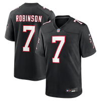 Atlanta Falcons Bijan Robinson Nike Black Throwback Game Jersey