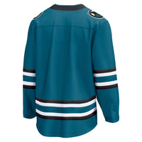 San Jose Sharks Fanatics Teal Home Breakaway Jersey