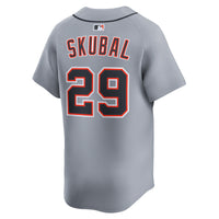 Detroit Tigers Tarik Skubal Nike Gray Road Limited Jersey
