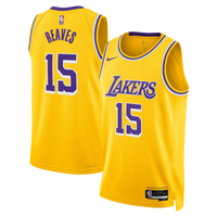 Los Angeles Lakers Nike Icon Edition Swingman Jersey - Gold - Austin Reaves