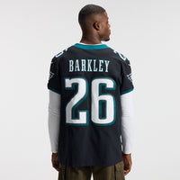 Philadelphia Eagles Saquon Barkley Nike Black Alternate Vapor F.U.S.E. Elite Jersey