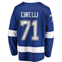 Tampa Bay Lightning Anthony Cirelli Fanatics Blue Home Breakaway Player Jersey