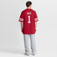 San Francisco 49ers Number 1 Dad Nike Scarlet Game Jersey