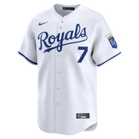 Kansas City Royals Bobby Witt Jr. Nike White Home Limited Player Jersey