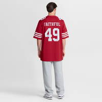 San Francisco 49ers The Faithful Nike Scarlet 80th Anniversary Game Jersey