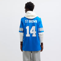 Detroit Lions Amon-Ra St. Brown Nike Blue Game Jersey