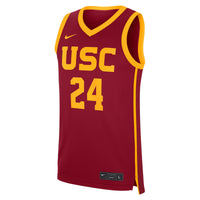 Nike #24 Cardinal USC Trojans Road Replica Jersey