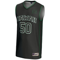 GameDay Greats #50 Black Hawaii Rainbow Warriors Lightweight Basketball Jersey