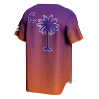 GameDay Greats Purple/Orange Clemson Tigers Lightweight Baseball Jersey