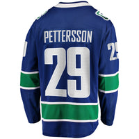 Vancouver Canucks Marcus Pettersson Fanatics Blue Home Breakaway Jersey