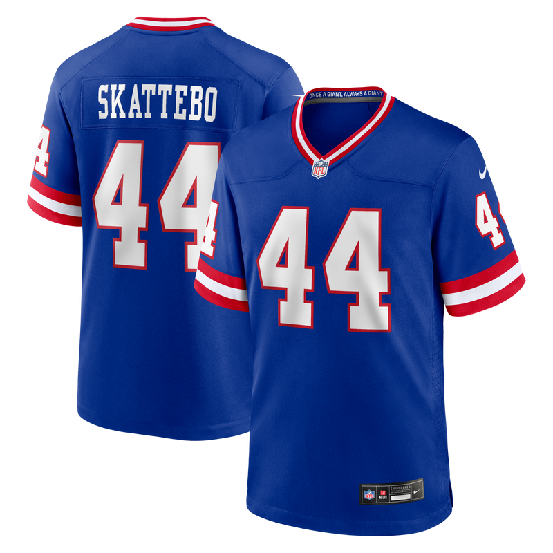 New York Giants Cam Skattebo Nike Royal Alternate 2 Legacy Game Jersey