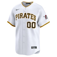 Pittsburgh Pirates Nike White Home Limited Custom Jersey