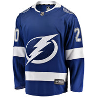 Tampa Bay Lightning Nicholas Paul Fanatics Blue Home Breakaway Player Jersey