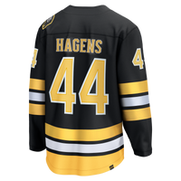 Boston Bruins James Hagens Fanatics Black Breakaway Jersey