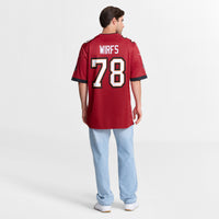 Tampa Bay Buccaneers Tristan Wirfs Nike Red Game Jersey