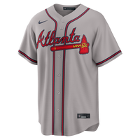 Atlanta Braves Ronald Acuña Jr. Nike Gray Road Replica Jersey