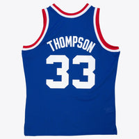 Denver Nuggets Mitchell & Ness David Thompson 1975 Dark Authentic Jersey - Royal Blue