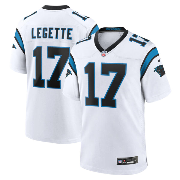 Carolina Panthers Xavier Legette Nike White Game Jersey