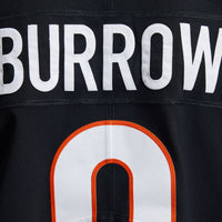 Cincinnati Bengals Joe Burrow Nike Black Vapor Elite Jersey