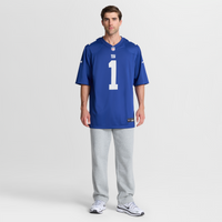 New York Giants Malik Nabers Nike Royal Player Game Jersey