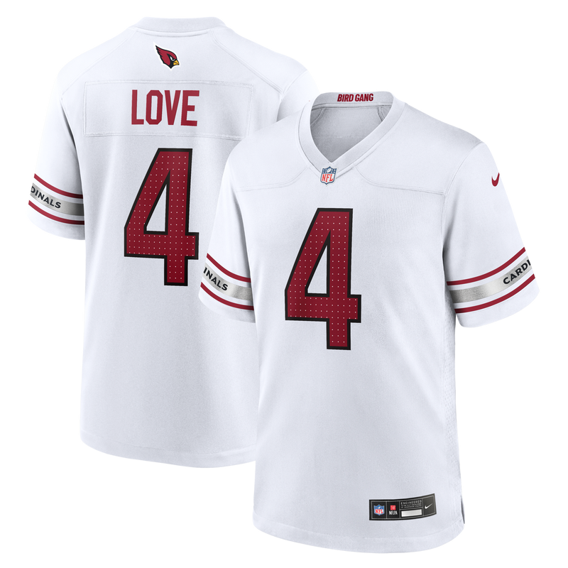 Arizona Cardinals Jeremiyah Love Nike White Game Player Jersey