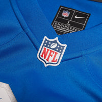 Detroit Lions Isaac TeSlaa Nike Blue Game Player Jersey