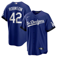 Los Angeles Dodgers Jackie Robinson Nike Royal City Connect Replica Player Jersey
