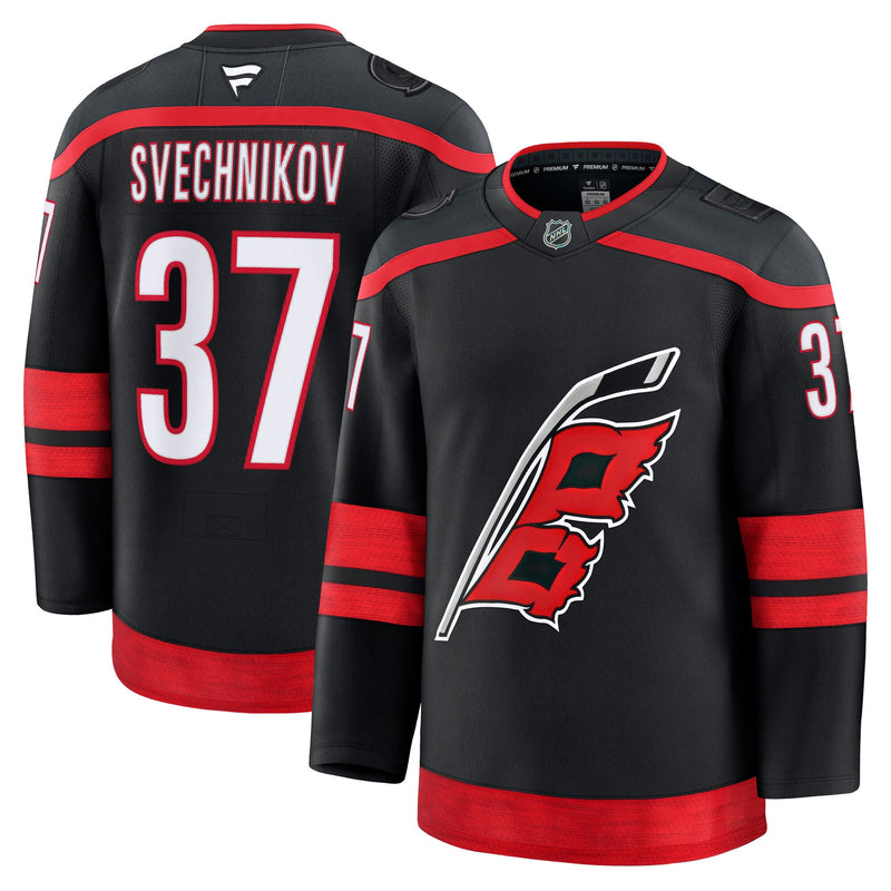 Carolina Hurricanes Andrei Svechnikov Fanatics Black Home Premium Jersey