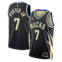 Milwaukee Bucks Jordan Brand Statement Edition Swingman Jersey - Hunter Green - Kevin Porter Jr.