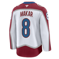 Colorado Avalanche Cale Makar Fanatics White Away Premium Jersey